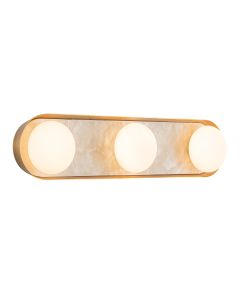 Alonso 3 lt LED Wall Light - Vintage Brass