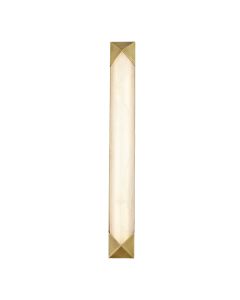 Caesar Large LED Wall Light - Vintage Brass