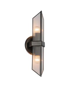 Cairo 2 lt Wall Light - Urban Bronze