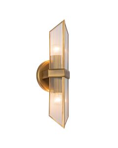 Cairo 2 lt Wall Light - Vintage Brass