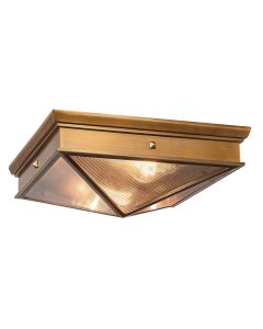 Cairo 2 lt Flush - Vintage Brass