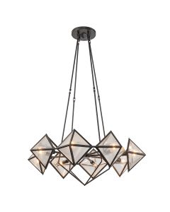 Cairo 8 lt Chandelier - Urban Bronze