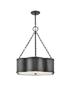 Chance 3 lt Pendant - Blackened Brass
