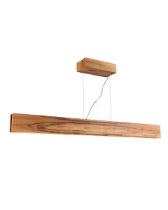 Clean LED Pendant - Teak Veneer
