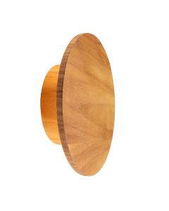 Clean LED Wall Light - Teak Veneer