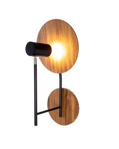 Dot Wall Light - Teak Veneer
