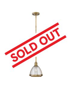 Elroy 1 Light Pendant - Heritage Brass