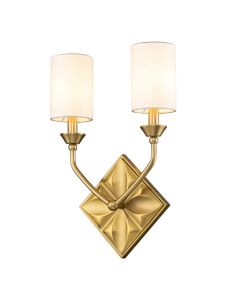 Epsilon 2 lt Wall Light - Aged Brass