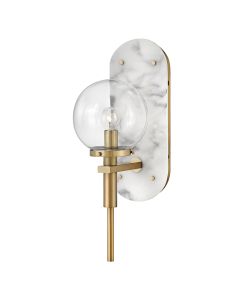 Gilda 1 lt Wall Light - Heritage Brass