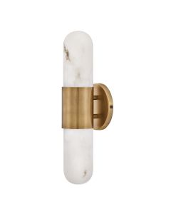 Ibiza Medium LED Wall Light - Heritage Brass
