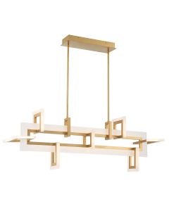 Inizio Linear Pendant Medium - Matte Gold