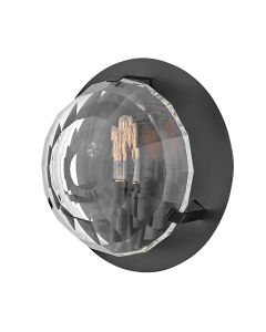 Leo 1 lt Wall Light - Black