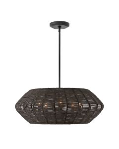 Luca 5 lt Duo-Mount Pendant - Black