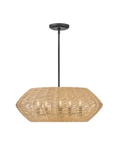 Luca 5 lt Duo-Mount Pendant - Black/Camel