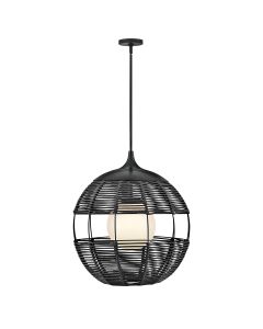 Maddox 1 lt Medium Outdoor Pendant - Black