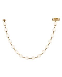 Marni 16 Head LED Pendant - Natural Brass