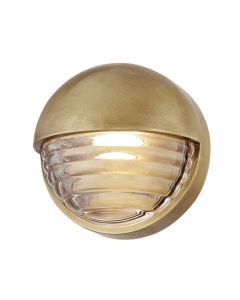 Palais Small LED Wall Light - Vintage Brass