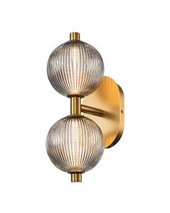 Palmas 2 Lt Wall Light - Gold
