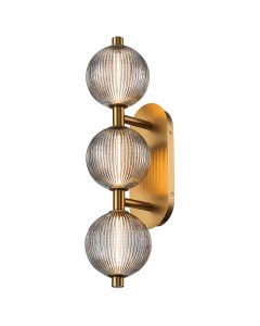 Palmas 3 Lt Wall Light - Gold