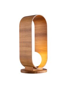 Sfera Table Lamp - Teak Veneer