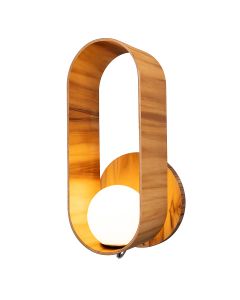 Sfera Wall Light - Teak Veneer