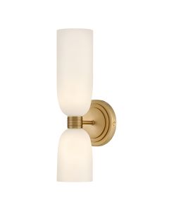 Tallulah 2 lt Wall Light - Lacquered Brass