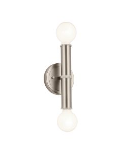 Torche 2 lt Wall Light - Brushed Nickel