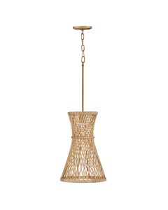 Twyla 1 lt Pendant - Burnished Gold