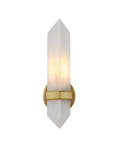 Valencia 1 lt Wall Light - Vintage Brass