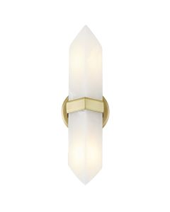 Valencia 2 lt Wall Light - Vintage Brass