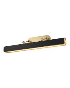Valise Picture Large LED Picture Light - Vintage Brass/Tuxedo Leather