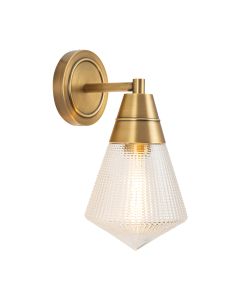 Willard 1 lt Wall Light - Vintage Brass