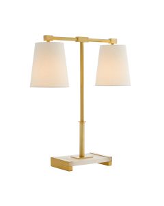 Messina 2 lt Table Lamp - Antique Brass