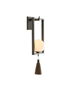 Trapeze 1 lt Wall Light - Aged Bronze