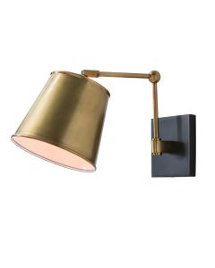 Watson 1 lt Wall Light - Antique Brass & Bronze
