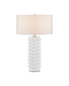 Cassandra 1 lt Table Lamp - Matte White