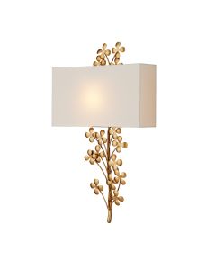 Cloverfield 2 lt Wall Light - Contemporary Gold Leaf / Contemporary Gold