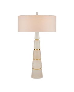 Eleanora 2 lt Table Lamp - Natural Brass