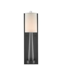 Junia 1 lt Wall Light - Clear / Oil Rubbed Bronze
