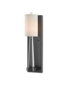 Junia 1 lt Wall Light - Clear / Oil Rubbed Bronze