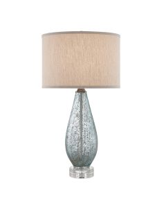 Optimist 1 lt Table Lamp - Pale Blue Speckle