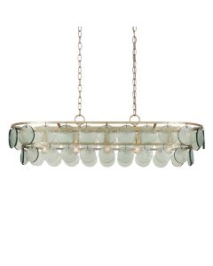 Settat 5 lt Chandelier - Silver Leaf