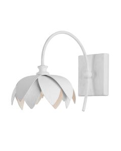 Sweetheart 1 lt Wall Light - Gesso White