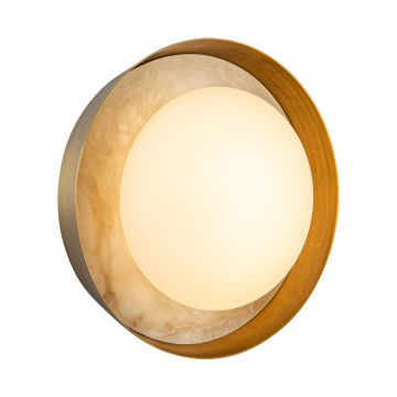 Alonso 2 lt LED Wall Light - Vintage Brass