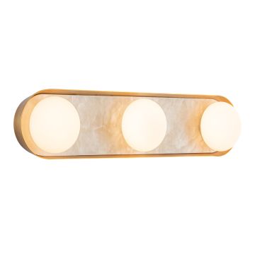 Alonso 3 lt LED Wall Light - Vintage Brass