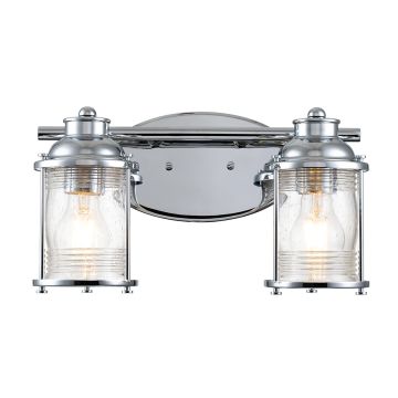 Ashland Bay 2 Light Wall Light - Polished Chrome