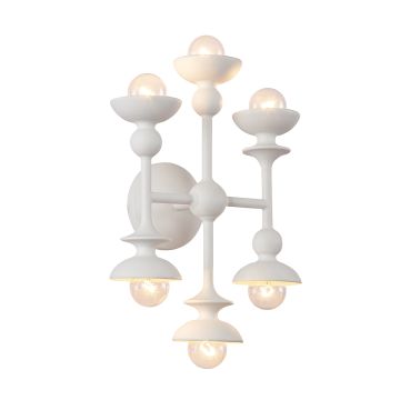 Cadence 6 lt Wall Light - Antique White