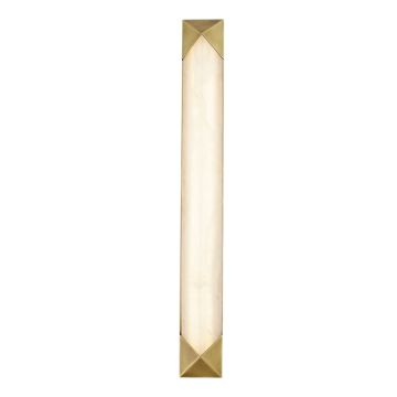 Caesar Large LED Wall Light - Vintage Brass