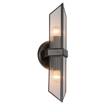 Cairo 2 lt Wall Light - Urban Bronze