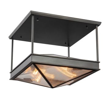 Cairo 4 lt Semi-Flush - Urban Bronze